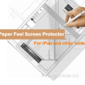Protecteur d'écran de texture en papier iPad